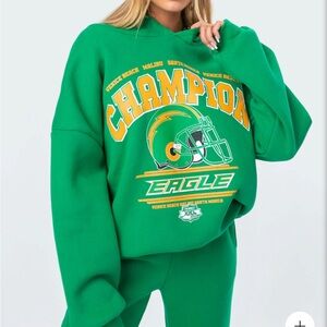 Edikted Champion Oversized Hoodie